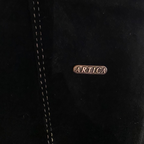 ARTICA All suede black high boots - Picture 9 of 9